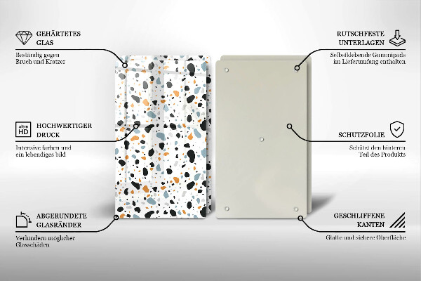 Sklo za varnú dosku Dekoratívna kamenina