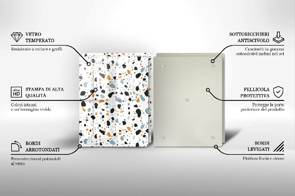 Sklo za varnú dosku Dekoratívna kamenina