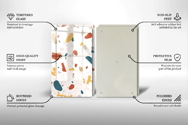 Sklo za varnú dosku Dekoratívna kamenina