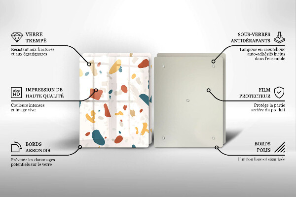 Sklo za varnú dosku Dekoratívna kamenina