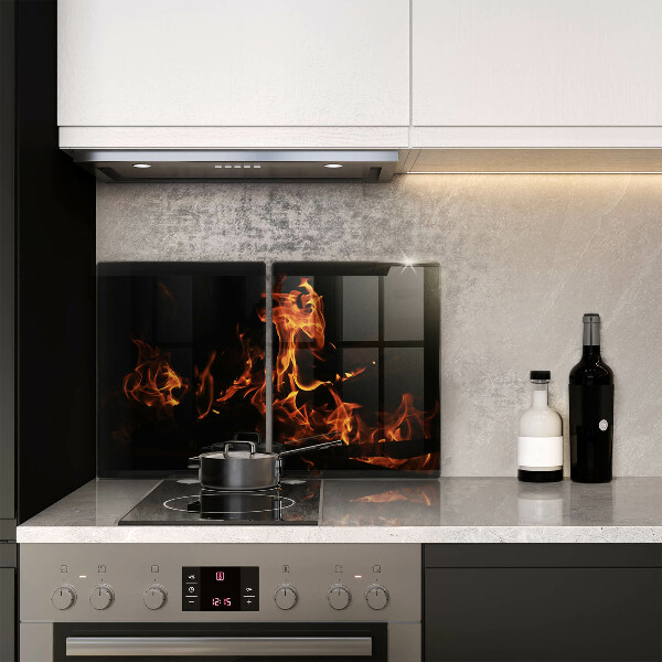 Sklo za varnú dosku Zapáľ živý plameň