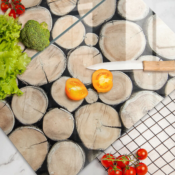 Sklo za varnú dosku Drevené kmene stromov