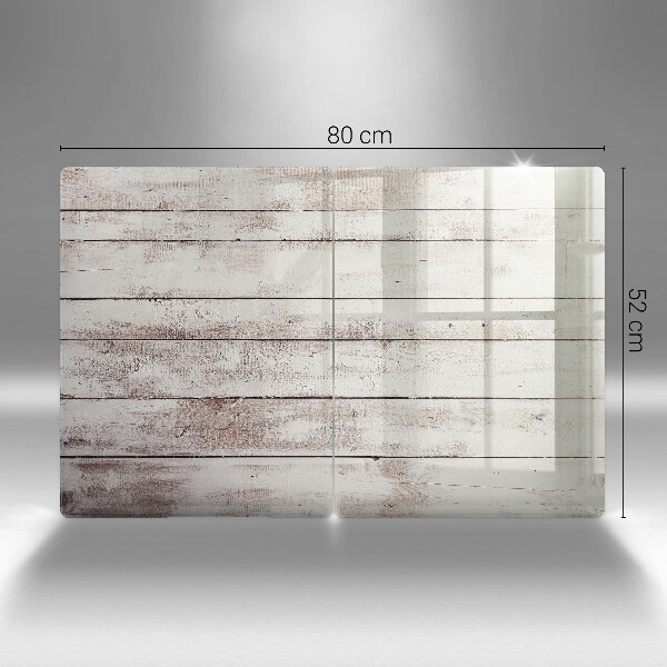 Sklo za varnú dosku Staré drevené dosky