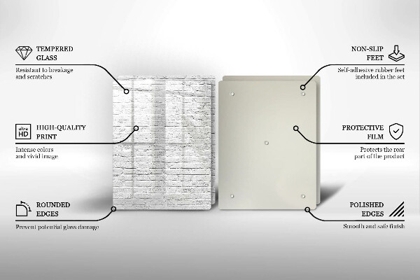 Sklo za varnú dosku Murovaná stena