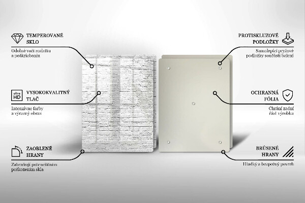 Sklo za varnú dosku Murovaná stena