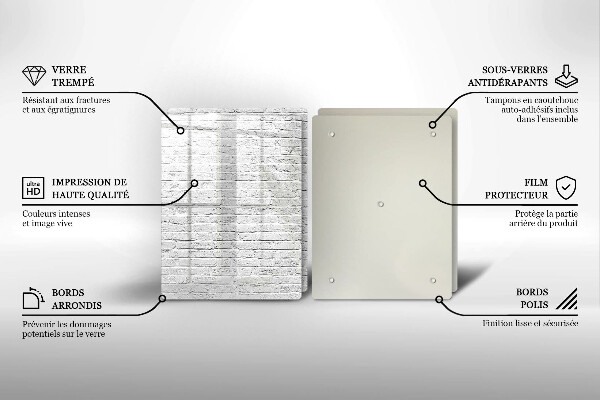 Sklo za varnú dosku Murovaná stena