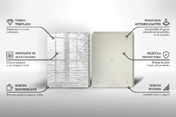 Sklo za varnú dosku Murovaná stena