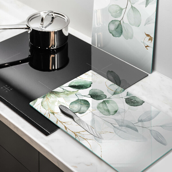 Sklo za varnú dosku Maľované rastliny