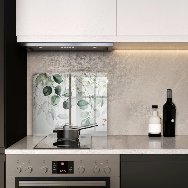 Sklo za varnú dosku Maľované rastliny