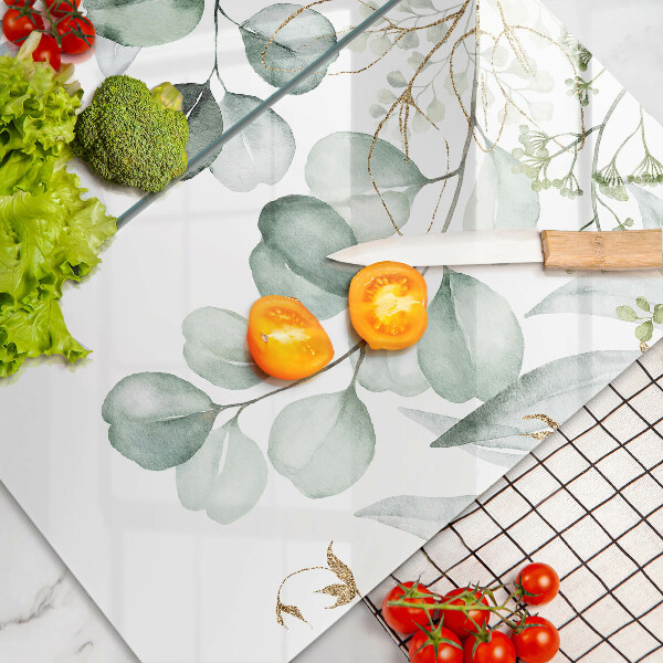 Sklo za varnú dosku Maľované rastliny