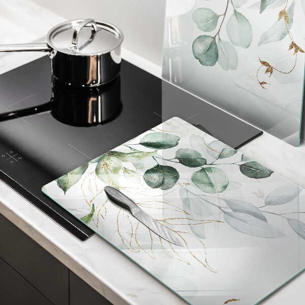 Sklo za varnú dosku Maľované rastliny