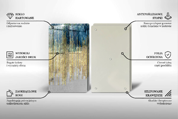 Sklo za varnú dosku Dizajnérska abstrakcia