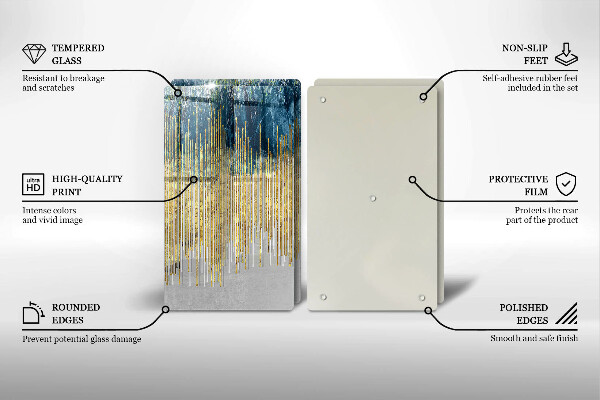 Sklo za varnú dosku Dizajnérska abstrakcia