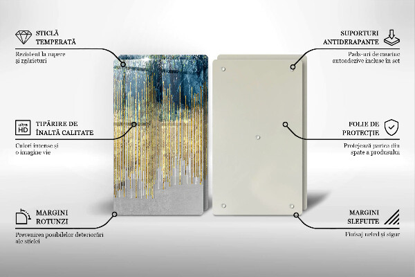Sklo za varnú dosku Dizajnérska abstrakcia