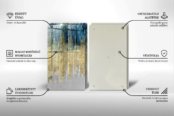 Sklo za varnú dosku Dizajnérska abstrakcia