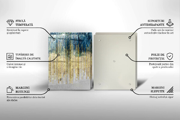 Sklo za varnú dosku Dizajnérska abstrakcia