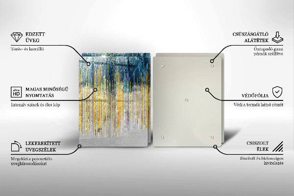 Sklo za varnú dosku Dizajnérska abstrakcia