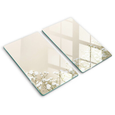 Sklo za varnú dosku Sadrové boho kvety