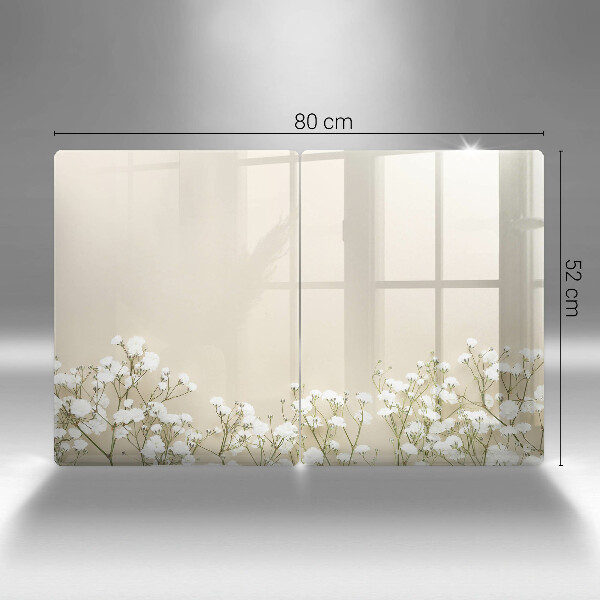 Sklo za varnú dosku Sadrové boho kvety