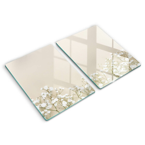 Sklo za varnú dosku Sadrové boho kvety