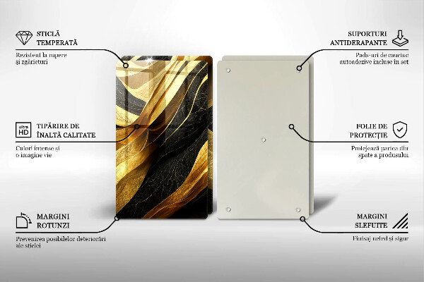 Sklo za varnú dosku Elegantná abstrakcia