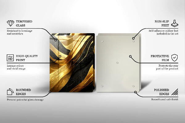 Sklo za varnú dosku Elegantná abstrakcia