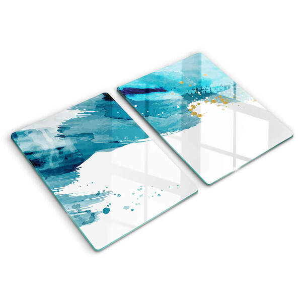 Sklo za varnú dosku Modré škvrny