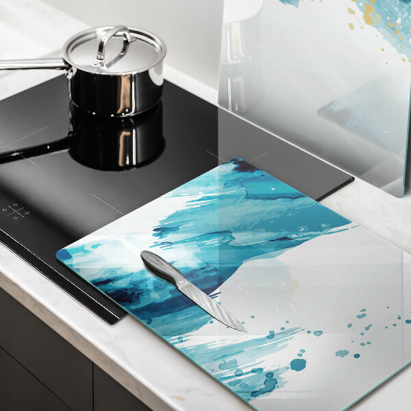 Sklo za varnú dosku Modré škvrny