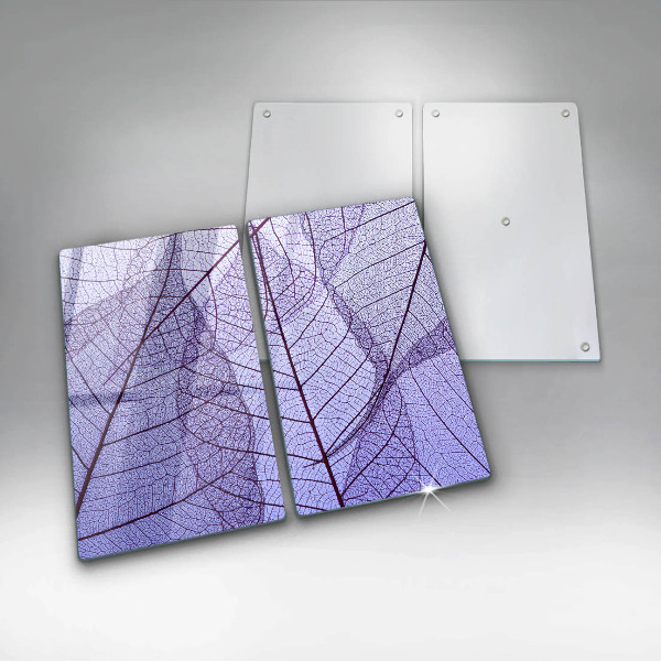 Sklo za varnú dosku Listy so žilami