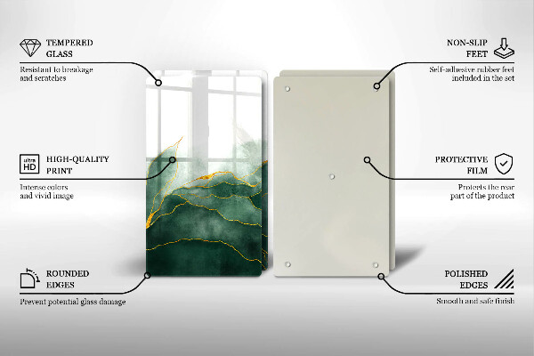 Sklo za varnú dosku Abstraktná príroda