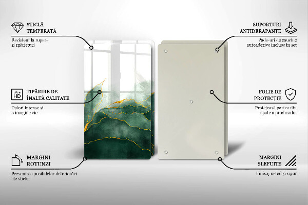 Sklo za varnú dosku Abstraktná príroda