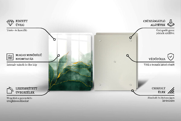 Sklo za varnú dosku Abstraktná príroda