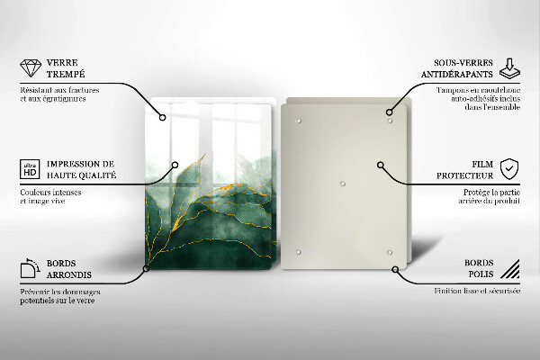 Sklo za varnú dosku Abstraktná príroda