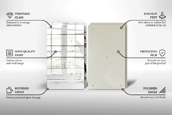 Sklo za varnú dosku Staré dosky a listy