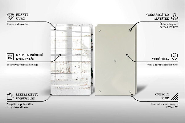 Sklo za varnú dosku Staré dosky a listy