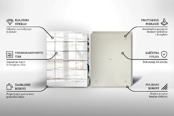 Sklo za varnú dosku Staré dosky a listy