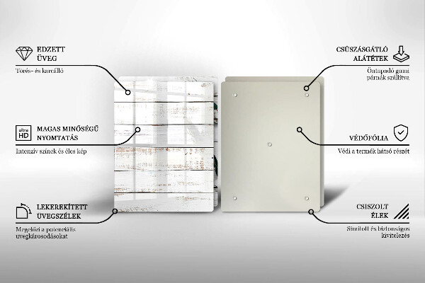 Sklo za varnú dosku Staré dosky a listy