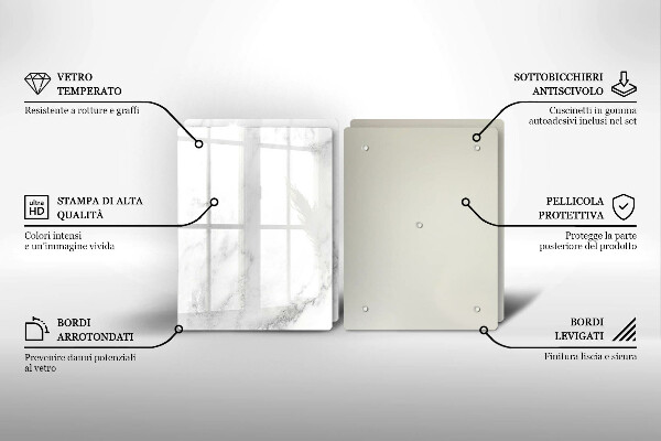 Kryt na stenu pri sporáku Moderný mramor