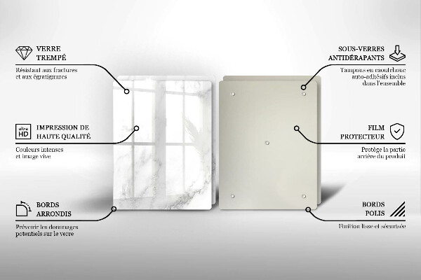 Kryt na stenu pri sporáku Moderný mramor