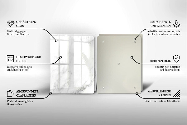 Kryt na stenu pri sporáku Moderný mramor