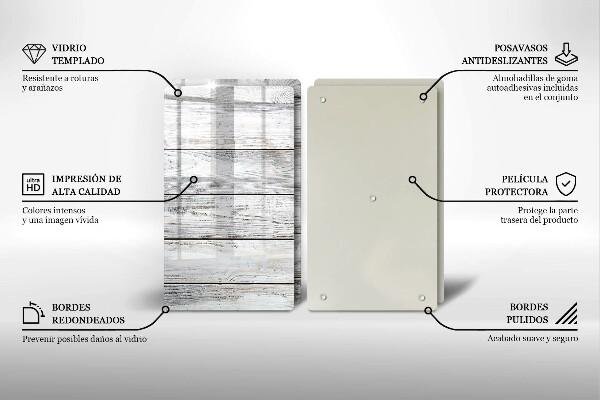 Kryt na stenu pri sporáku Svetlé drevené dosky