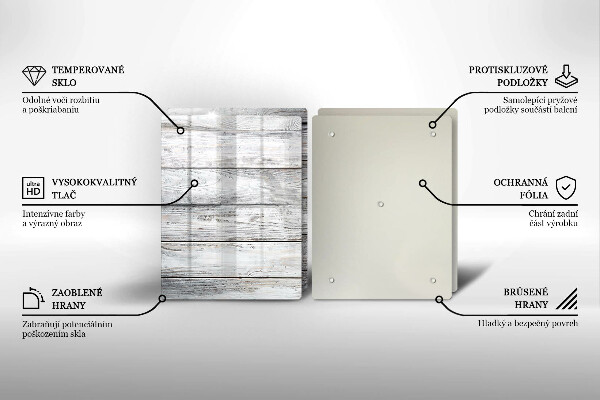 Kryt na stenu pri sporáku Svetlé drevené dosky