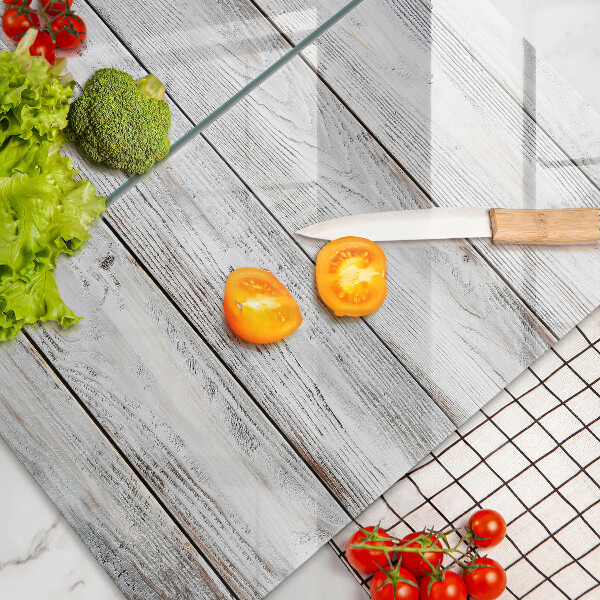 Kryt na stenu pri sporáku Svetlé drevené dosky