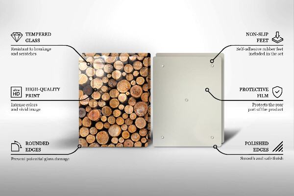 Kryt na stenu pri sporáku Kmene stromov