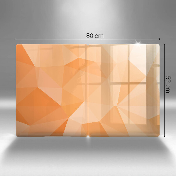 Kryt na stenu pri sporáku Geometrické pozadie