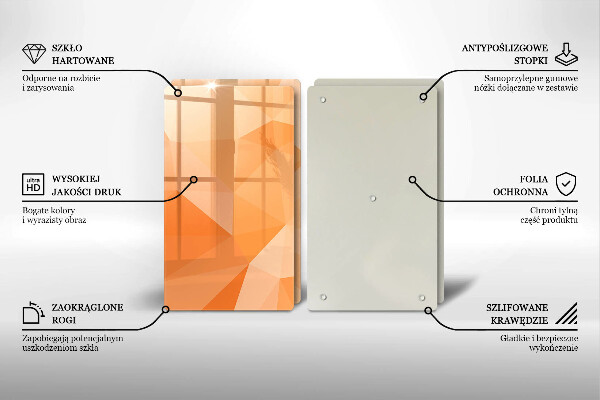 Kryt na stenu pri sporáku Geometrické pozadie