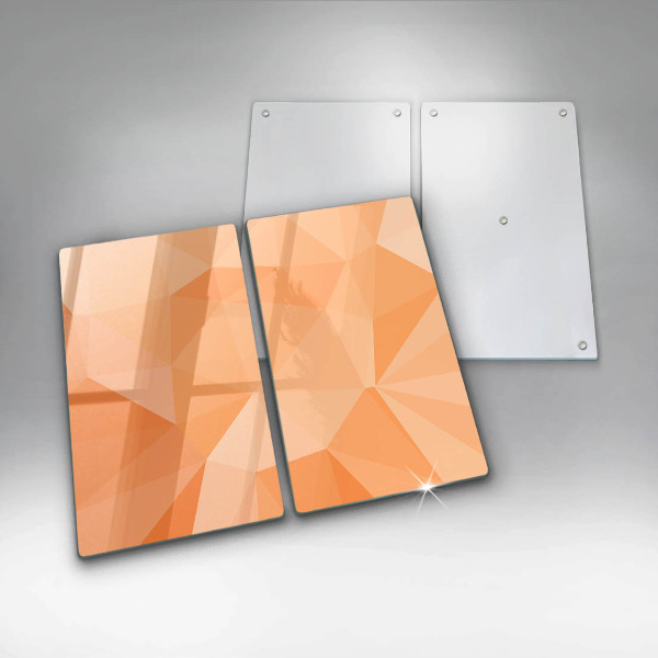 Kryt na stenu pri sporáku Geometrické pozadie