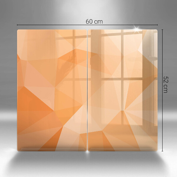 Kryt na stenu pri sporáku Geometrické pozadie