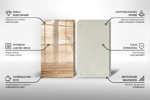 Sklo za varnú dosku Drevené dosky