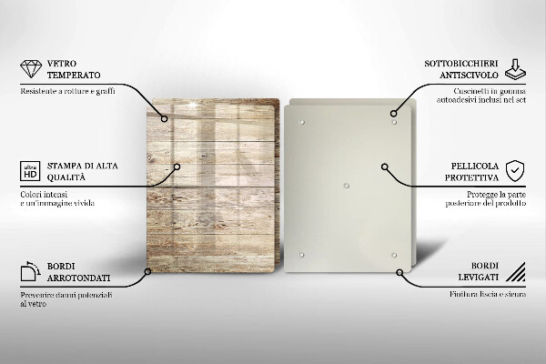 Sklo za varnú dosku Drevené dosky